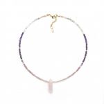 Naszyjnik Malena - Różane Światło Południa - 