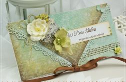 Kopertówka z okazji ślubu-oliwkowe lato