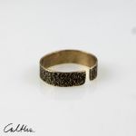 Piasek - mosiężna obrączka (1900-39) - Mosiężny pierścionek