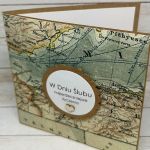 Kartka ślubna dla podróżników- w pudełku z okienkiem - kartka slubna dla podróżników