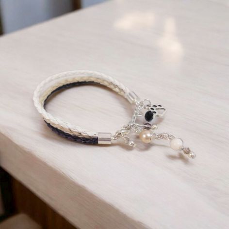 Bransoletka rzemykowa trzy kolory