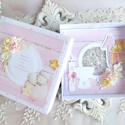 Kartka na Roczek i Chrzest w pudełku 50