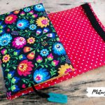 Otulacz / etui na książkę ~ folk black - null