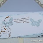 Kopertówka z okazji ślubu ' w błękitach'  - 