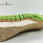 Breloczek do kluczy zielony smok - 