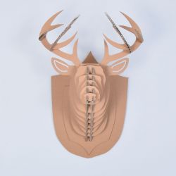 GŁOWA jelenia TROFEUM ozdoba 3D poroże XL