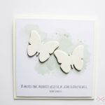 Kartka ŚLUBNA z motylami - kremowe pudełko - Kartka ślubna z motylami