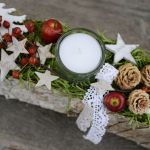 kompozycja kora+tealight - 