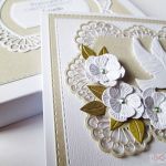 Kartka PAMIĄTKA CHRZTU z gołębicą #6 - Kartka na Chrzest z gołębicą