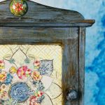 Szafka na klucze z mandalą, orientalna, do przedpokoju, prezent - 