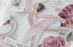 Kartka Urodziny Baletnica Żyj z pasją