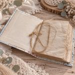 Pamiętnik A5 handmade w stylu boho – ręcznie robiona księga wspomnień - pomysł na prezent
