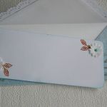 Pamiątka Chrztu św. - 'białe kwiaty' - 