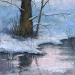 Drzewo-praca pastelami suchymi - 