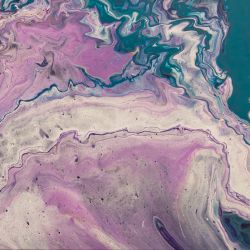 Abstrakcyjny obraz Purple Bay