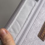 Jasnoszary portfel damski - 