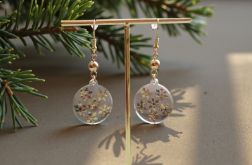 Kolczyki złote śnieżynki