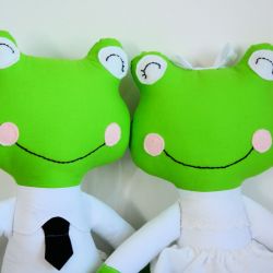 Para ślubna - żabki duże - na zamówienie
