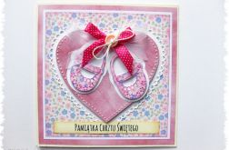 Kartka na Chrzest dla dziewczynki