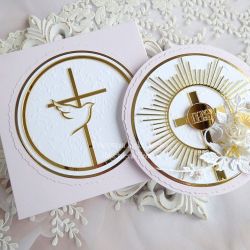 Komunijna kartka w pudełku 630