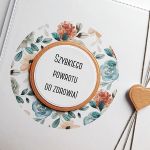 Kartka powrotu do zdrowia wyjątkowa handmade - Ręcznie robiona kartka powrotu do zdrowia