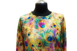 Bluzka damska pawie oczka S/M wyprzedaż