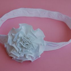 Opaska niemowlęca - "W bieli"