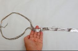 Długi naszyjnik z łańcuszków