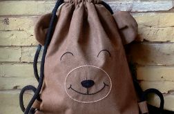 Plecak dla przedszkolaka brązowy miś