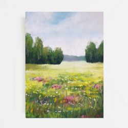 Pejzaż 4-praca formatu 24/18 cm .