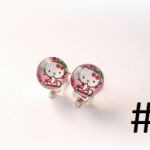 Klipsy Hello Kitty - mix wzorów #4 #5 - #4