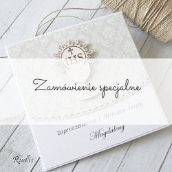 Zaproszenia komunijne dla Pani Iwony 