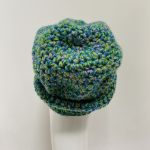 Gruba czapka beanie smerf kolorowa szydełkowa 2 - zimowa czapka handmade