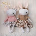 Myszka Lisa przytulanka prezent GOTOWA - 