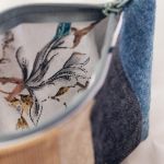 Kolorowa patchworkowa kosmetyczka damska - 