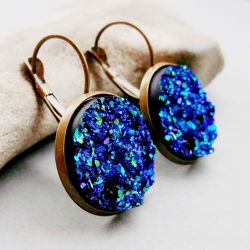 ♥ DRUZY kolczyki ♥