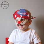 Maska dla dzieci i dorosłych - CLOWN/KLAUN - Maska clown/ maska klaun 3