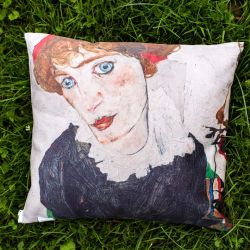 Poszewka - Egon Schiele, Portret kobiety