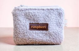 Szare etui na klucze portfelik baranek