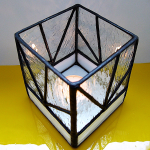 Lampion - świecznik "Blask księżyca" - lampion - pudełko