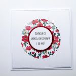 Kartka powrotu do zdrowia minimalistyczna - Minimalistyczna kartka z życzeniami powrotu do zdrowia