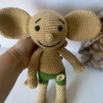 Plastuś  szydełkowa przytulanka HANDMADE. - 