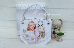 Torebeczka na komunię - kartka gratulacyjna