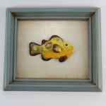 Dekoracja ceramiczna rybka w ramie - ryba na ścianę