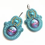 Emerald Forest kolczyki sutaszowe - 