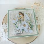 Romantyczna kartka ślubna "Lovely Day Green1" - 