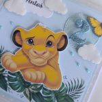 Personalizowana kartka urodzinowa ręcznie robiona Simba Król Lew 2 - Personalizowana kartka urodzinowa ręcznie robiona Simba Król Lew