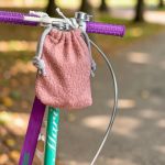 Worek na kierownicę roweru lub hulajnogi różowy baranek - 