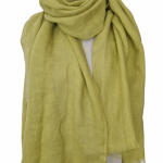 SZAL LNIANY SZALIK DAMSKI KANARKOWY FELTMONDO - Szalik damski