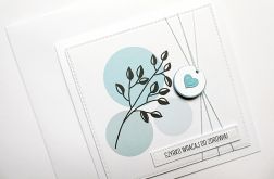 Kartka minimalistyczna powrotu do zdrowia